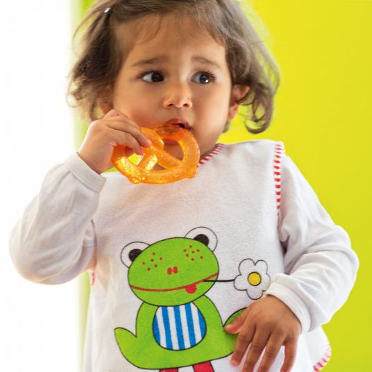 Fashy Velcro bib terry with foil backing - frog