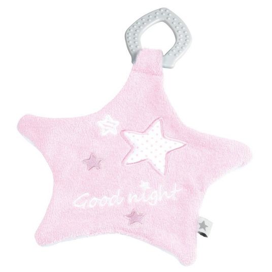 Fashy Cuddle cloth stars 26 x 20 cm - Light Pink