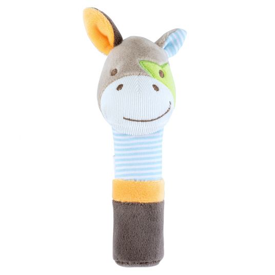 Fashy Stick gripper with bell & squeaker - donkey