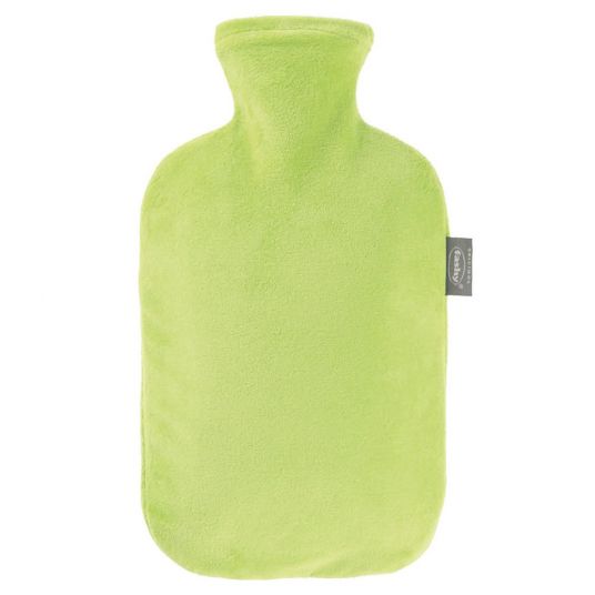 Fashy Wärmflasche 2,0 L mit Kuschelbezug - Mint