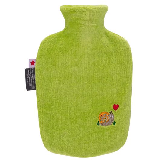 Fashy Hot water bottle with fleece cover 0,8 l - snail