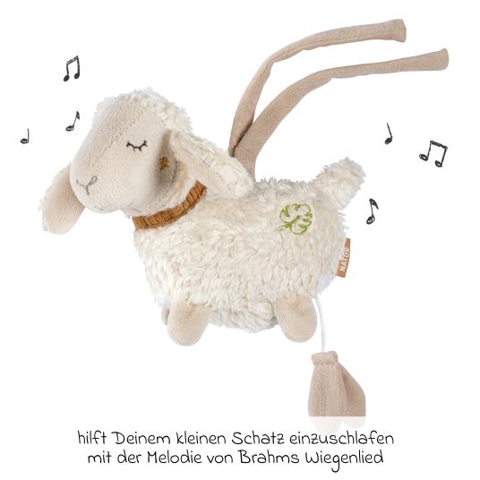 Fehn Mini music box 14 cm - sheep