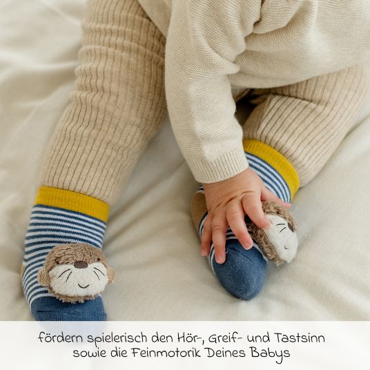 Fehn Rattle socks - Otter