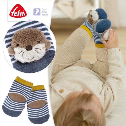 Fehn Rattle socks - Otter