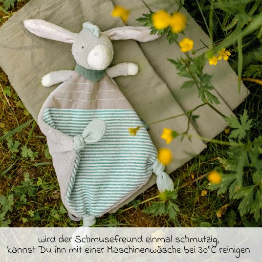 Fehn Schmusetuch / Schnuffeltuch - Esel