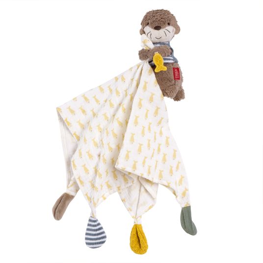 Fehn Cuddle cloth / comforter muslin - otter