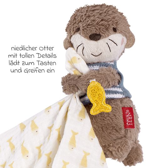 Fehn Cuddle cloth / comforter muslin - otter