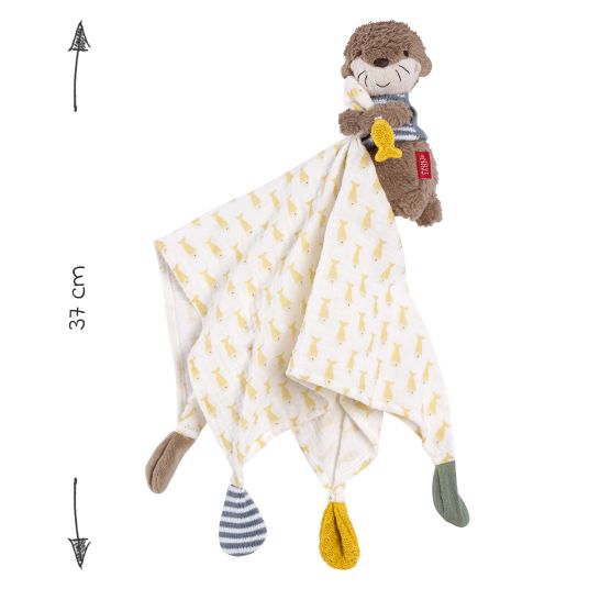 Fehn Cuddle cloth / comforter muslin - otter