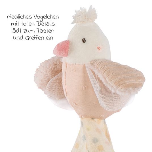 Fehn Cuddle cloth / comforter muslin bird - feehnland