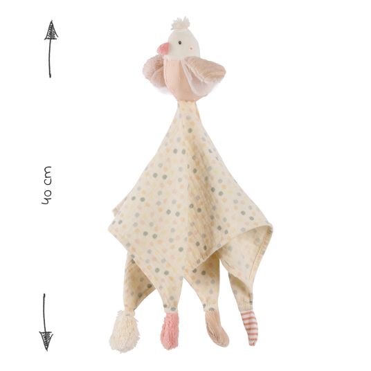 Fehn Cuddle cloth / comforter muslin bird - feehnland