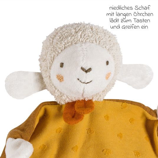 Fehn Sunshine cuddle cloth - sheep