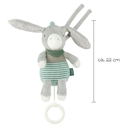 Fehn Music box / sleep aid 22 cm - Donkey