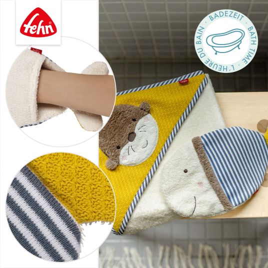 Fehn Wash mitt - fish