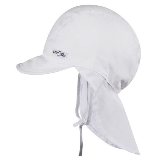 Fiebig Peaked cap with neck protection - White - Size 47