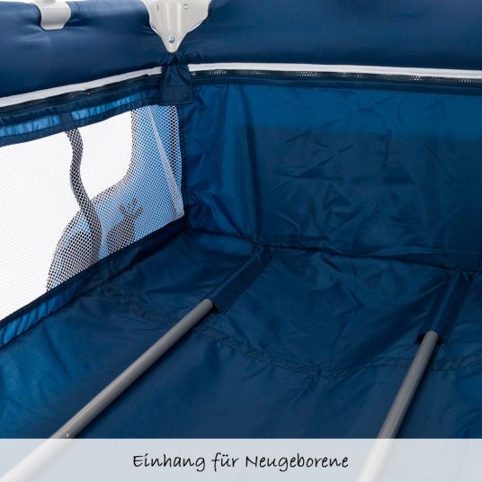 Fillikid Aluminum travel bed Supreme - Blue