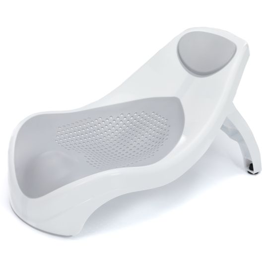 Fillikid Baby-Badewannensitz Delfin mit ergonomischer Form - Grau