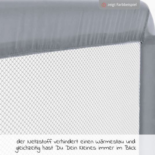 Fillikid Bettgitter Emma klappbar für Standart & Boxspringbetten 150 x 50 cm - Grau