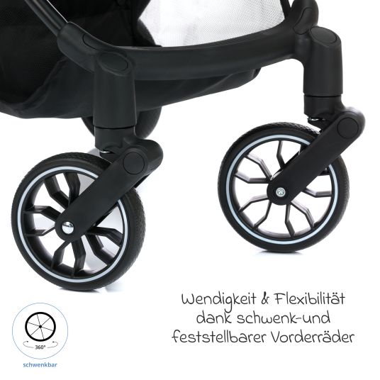 Fillikid Buggy & Sportwagen Fill Rover bis 22 kg belastbar mit Liegeposition, Trollyfunktion nur 6,8 kg - Grün