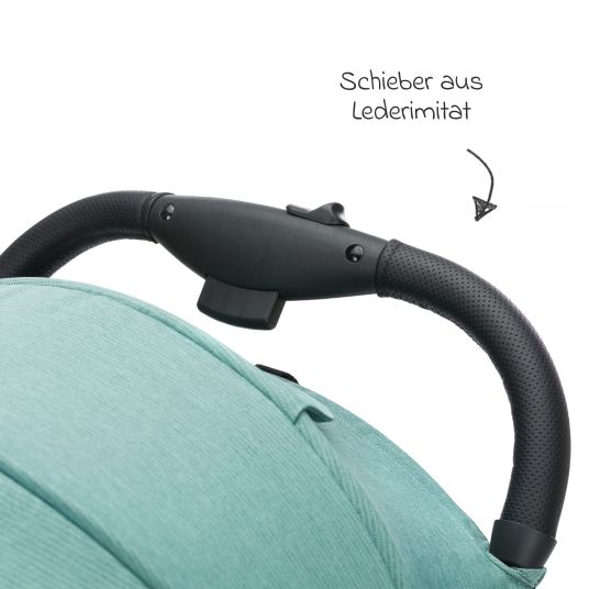 Fillikid Buggy & Sportwagen Fill Rover bis 22 kg belastbar mit Liegeposition, Trollyfunktion nur 6,8 kg - Grün