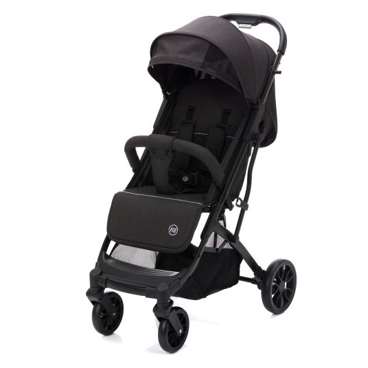 Fillikid Styler Elite passeggino e carrozzina fino a 22 kg con funzione trolley e funzione reclinabile - nero