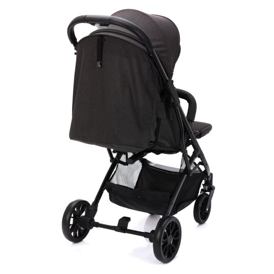 Fillikid Styler Elite passeggino e carrozzina fino a 22 kg con funzione trolley e funzione reclinabile - nero