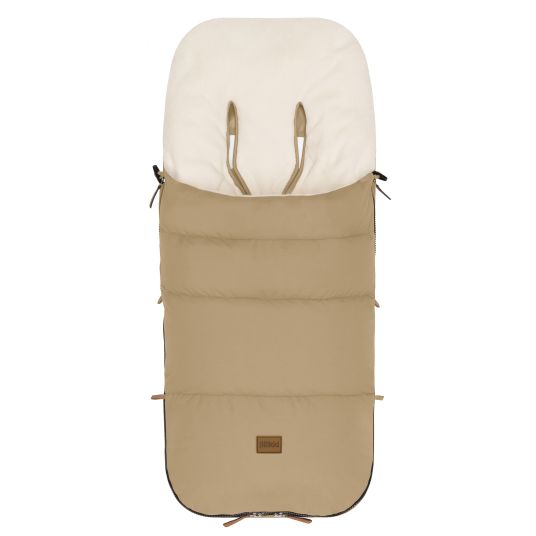 Fillikid Kinley fleece footmuff for buggy, baby carriage and baby carriage - Toffee