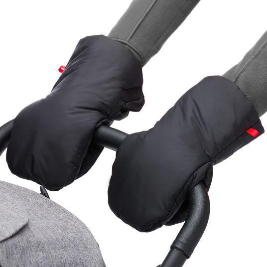 Fillikid Fleece Hand Warmer Gloves - Black