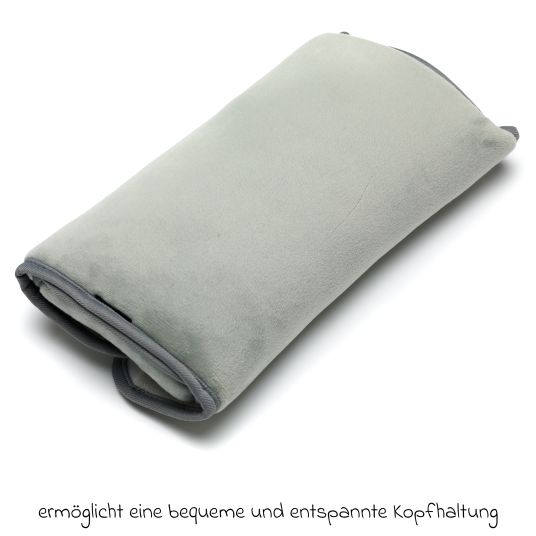 Fillikid Belt pad with soft padding for a comfortable resting or sleeping position - gray