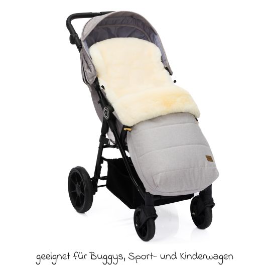 Fillikid Lammfell-Fußsack Bernina Style für Buggy, Sport- und Kinderwagen - Champagner