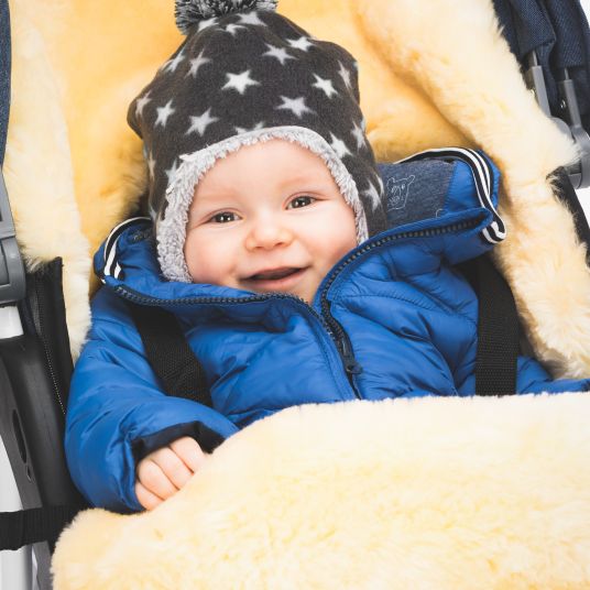 Fillikid Lammwoll-Fußsack Makalu Wool für Buggy, Sport- und Kinderwagen - Braun