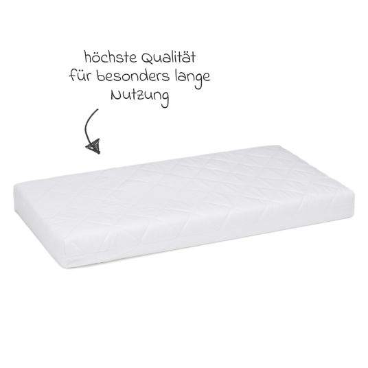 Fillikid Materasso per la sdraietta Nino 555 90 x 45 cm - Bianco