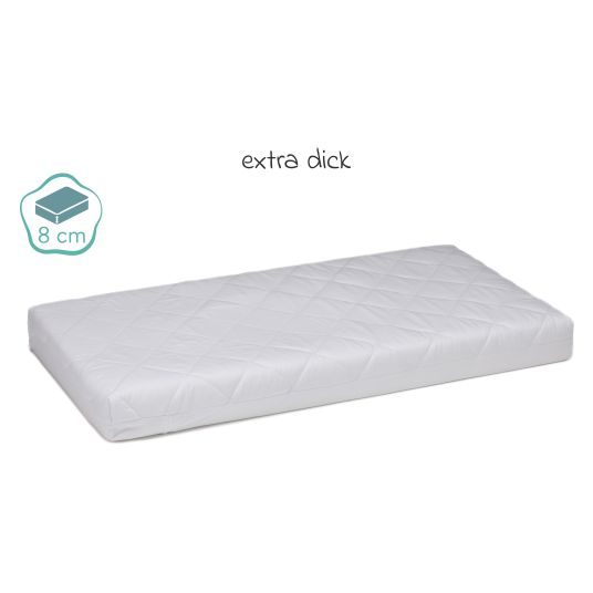 Fillikid Materasso per la sdraietta Nino 555 90 x 45 cm - Bianco