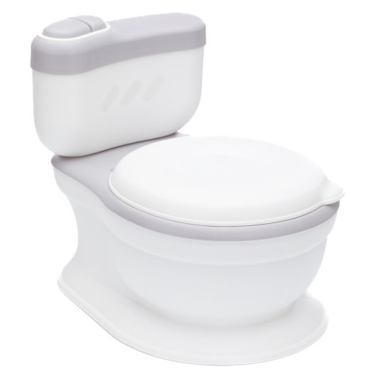 Fillikid Mini toilette Marlin con suono di risciacquo e 6 melodie, scomparto extra con contenitore rimovibile