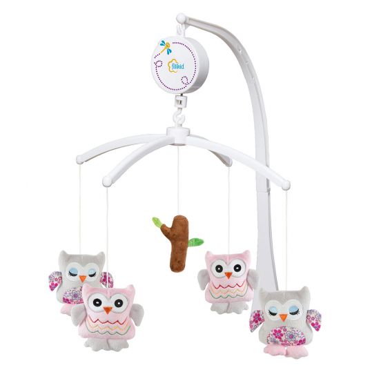 Fillikid Music Mobile Owls - Pink
