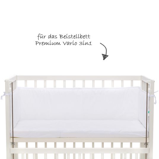 Fillikid Nest for extra bed Premium Vario 3in1 - White
