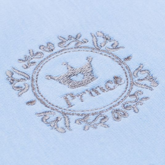 Fillikid Set asciugamano con cappuccio e guanto di lavaggio 100 x 100 cm - Prince - Blu