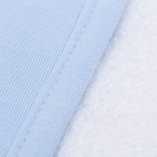 Fillikid Set hooded bath towel & wash mitt 100 x 100 cm - Prince - Blue