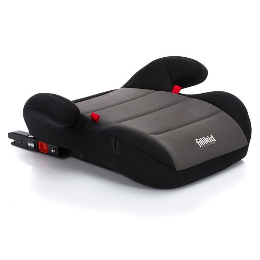 Fillikid Sitzerhöhung Booster mit einklappbarer Isofix Halterung - Grau