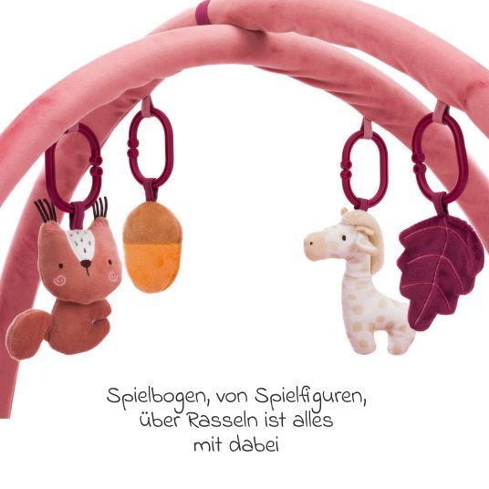 Fillikid Spielbogen Tierfreunde mit 4 abnehmbaren Spielfiguren - Rosa