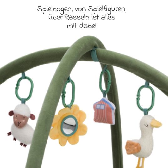 Fillikid Spielbogen Tierfreunde mit 4 abnehmbaren Spielfiguren - Salbei