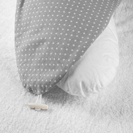 Fillikid Nursing pillow Positioning pillow Side sleeper pillow - Dots - Grey