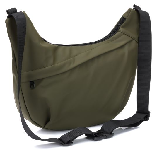 Fillikid Wickeltasche Daybag die moderne Tragetasche, mit Wickelauflage, isolierter Flaschenhalter inkl. Kinderwagenbefestigung - Grün