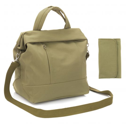 Fillikid Palma diaper bag with changing mat and thermal bag - olive