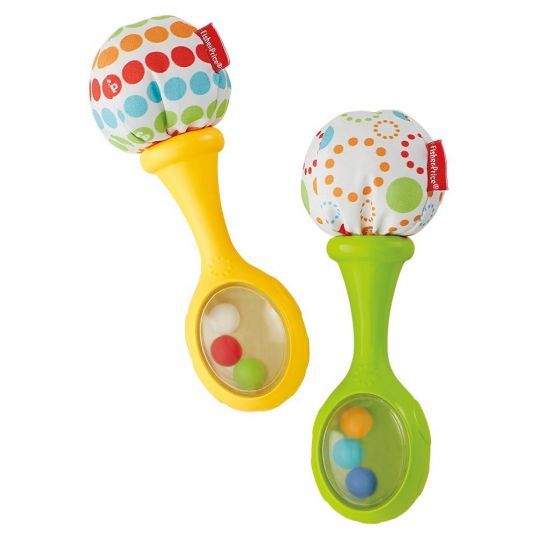 Fisher-Price Babys Rumba-Rattles pack of 2