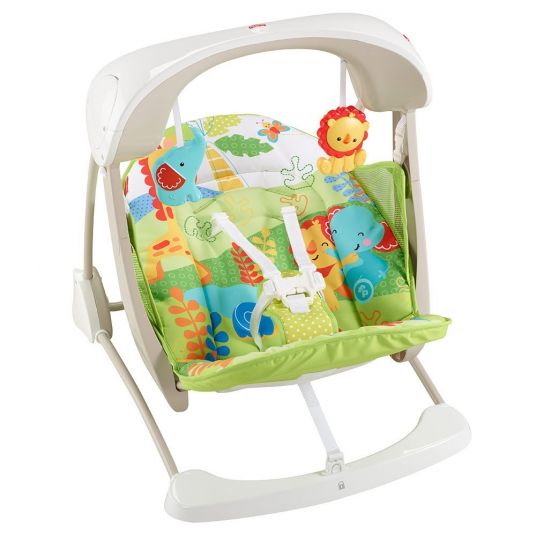 Fisher-Price Baby swing 2 in 1 compact - Rainforest
