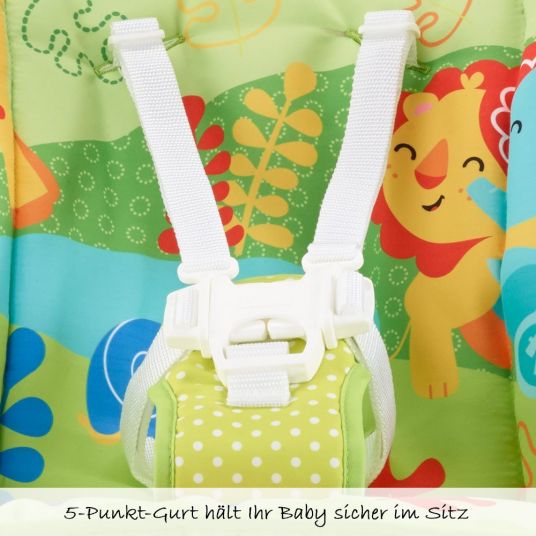 Fisher-Price Baby swing 2 in 1 compact - Rainforest