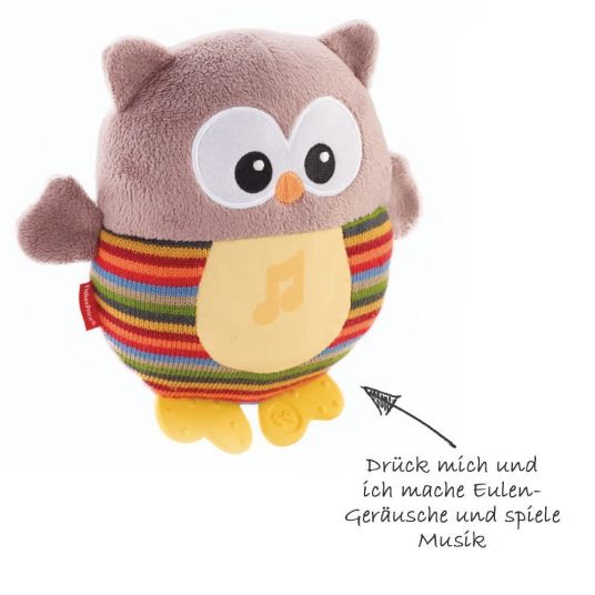 Fisher-Price Cuddle owl luminous - Brown