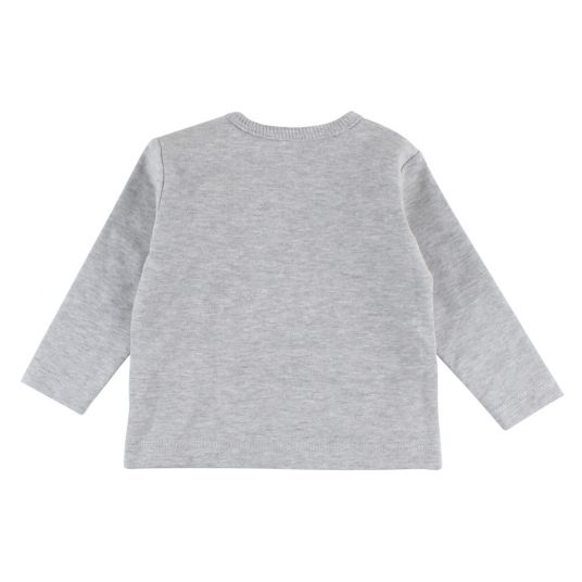Fixoni Long Sleeve Shirt - Grow Snail Grey Melange Offwhite - Size 56