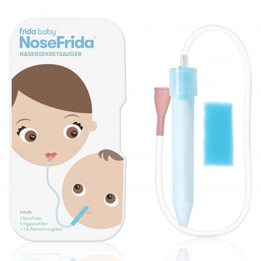Fridababy Nasensauger Pack NoseFrida mit 4 Hygienefiltern