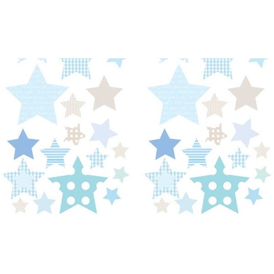 FunToSee 42pcs Wall Sticker Set - Stars Colorful